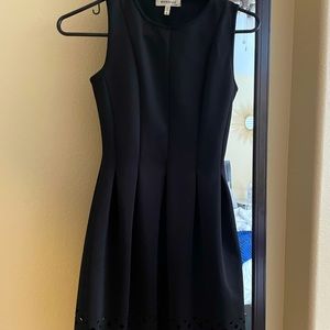 Black stretchy dress with cut outs size small